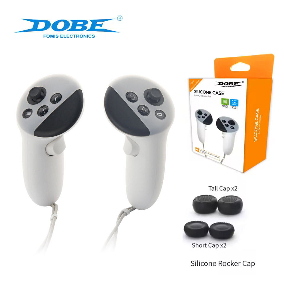 کاور سیلیکونی محافظ جوی استیک Dobe مدل TY-3829 مخصوص Meta Quest 3