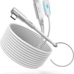 کابل لینک ۵ متری KIWI مدل QC-8U-سفید