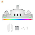 داک شارژ سریع و استند RGB هدست Meta Quest 3 و 3S مدل JYS-MQ006 (5)
